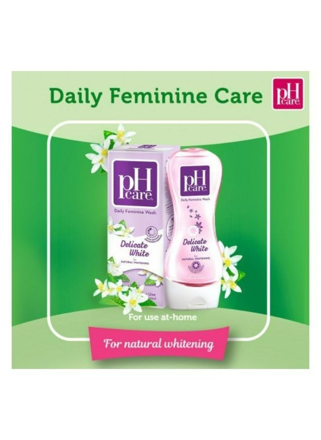 Ph Care - PH CARE FEMININE WASH DELICATE WHITE 50ML - Image 1