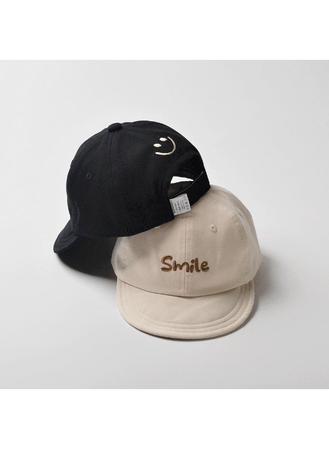 Wonder Kids - Smile Embroidered Cap - Black - Image 3