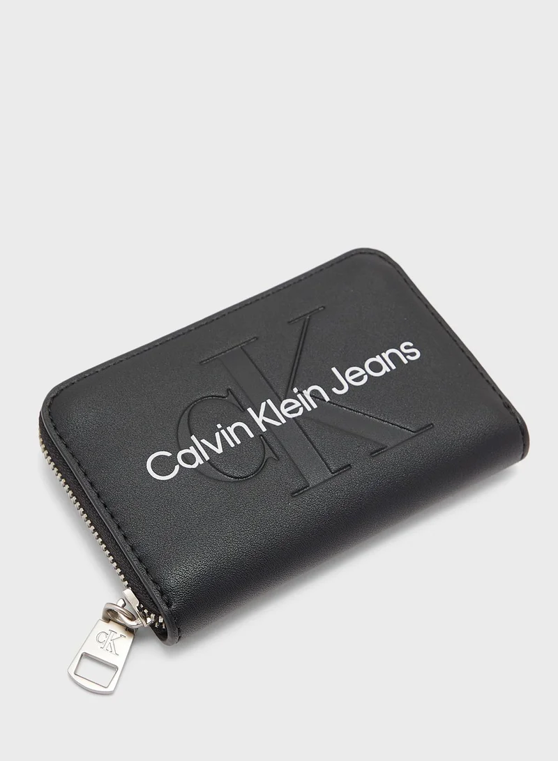 CALVIN KLEIN Logo Detailed Wallet