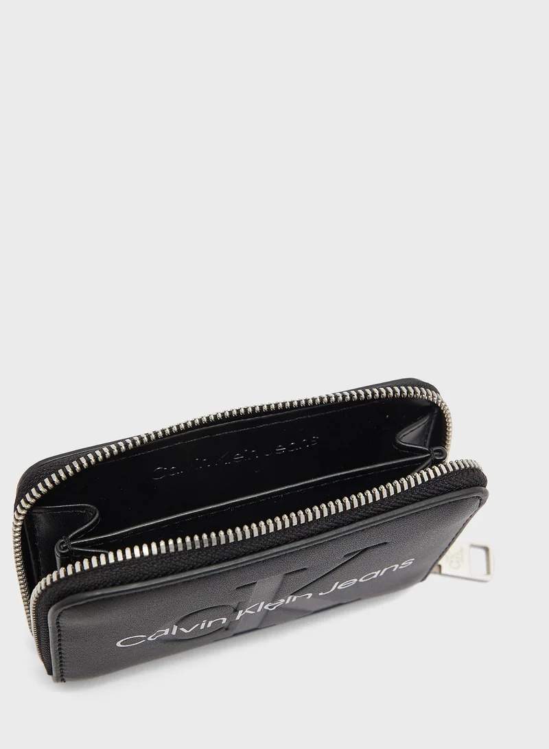 CALVIN KLEIN Logo Detailed Wallet