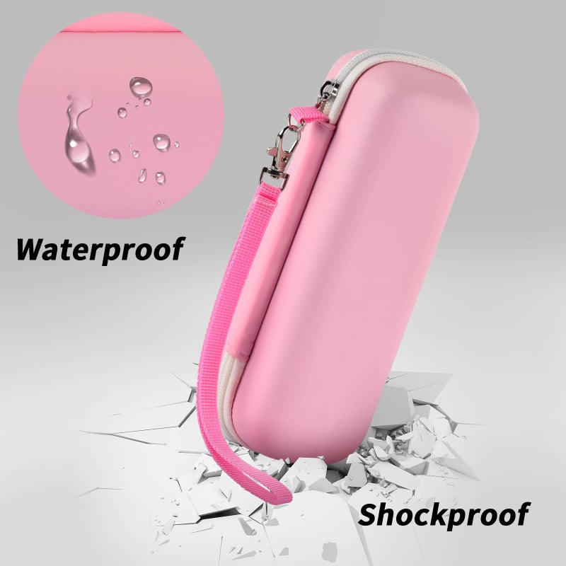 Comecase Toothbrush Travel Case Compatible with Oral-B Pro 1000, 2000, 3000, 3500, 1500/ for Philips Sonicare ProtectiveClean 4100 5100 Electric Toothbrush with Mesh Pocket for Accessories - Pink (Bag Only) - Image 5