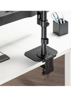 XICEN Steel Reinforcement Bracket, Compatible with Most Monitor Mount Stand Grommet C Clamp (CGRP-B) Black  - Image 2