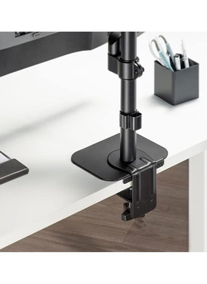 XICEN - Steel Reinforcement Bracket, Compatible with Most Monitor Mount Stand Grommet C Clamp (CGRP-B) Black - Image 1