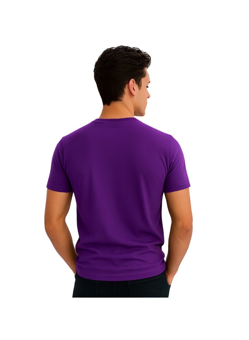 برينت شوب فور مي تي شيرت رجالي برقبة مستديرة للكبار 170 جرامًا في المتر المربع من القطن الخالص الألوان الأساسية - Image 5