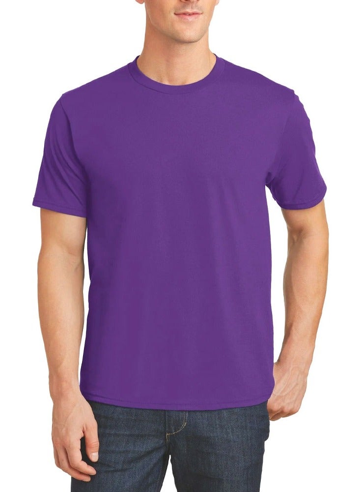 PRINTSHOP4ME Adult Round Neck Men's T Shirt 170 GSM Pure Cotton Basic Colors  - Image 1