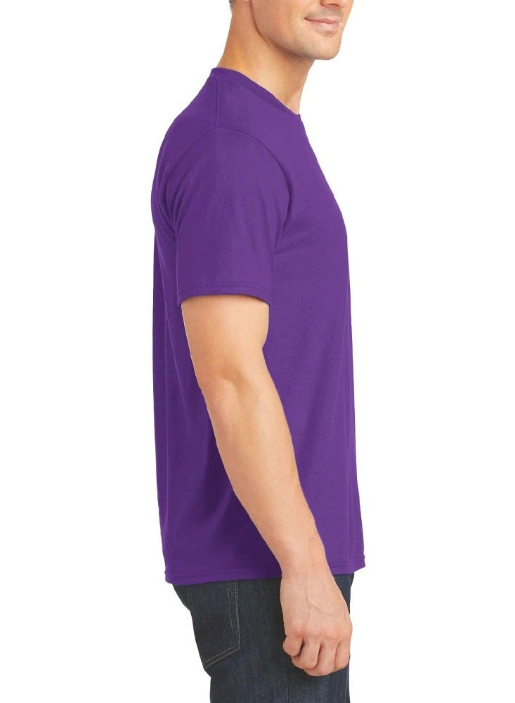 PRINTSHOP4ME Adult Round Neck Men's T Shirt 170 GSM Pure Cotton Basic Colors  - Image 3