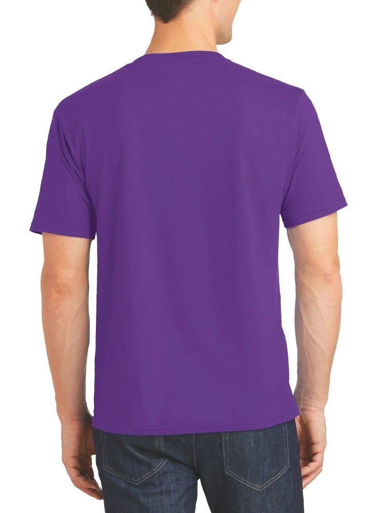 PRINTSHOP4ME Adult Round Neck Men's T Shirt 170 GSM Pure Cotton Basic Colors  - Image 2