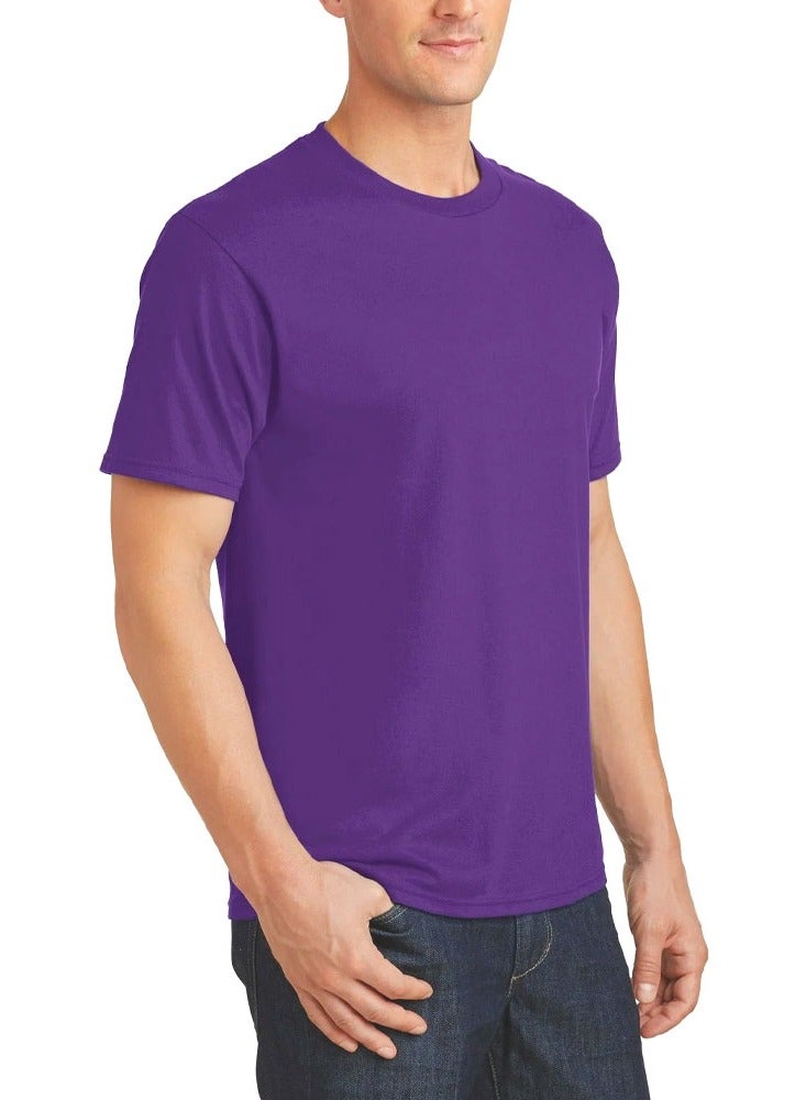 PRINTSHOP4ME Adult Round Neck Men's T Shirt 170 GSM Pure Cotton Basic Colors  - Image 4