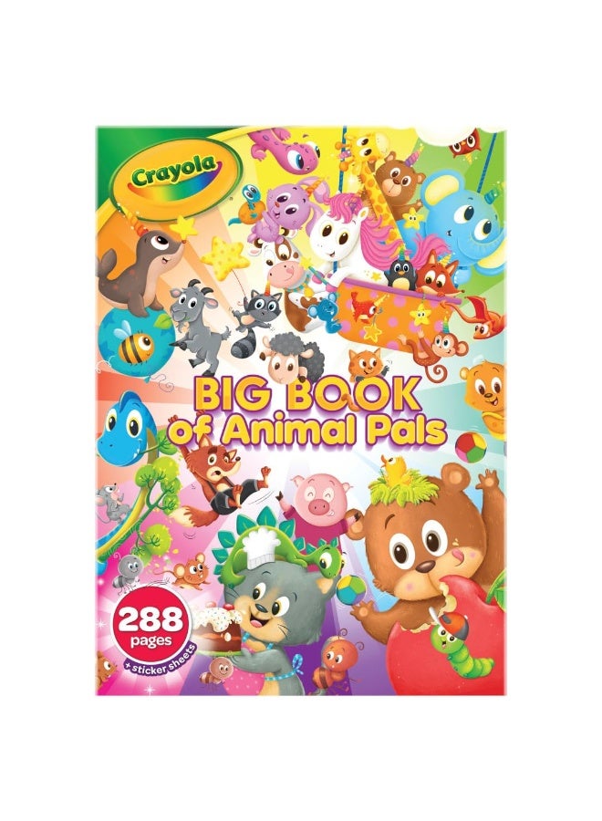 Crayola 288-Page Coloring Book, Big Book of Animal Pals - Image 1