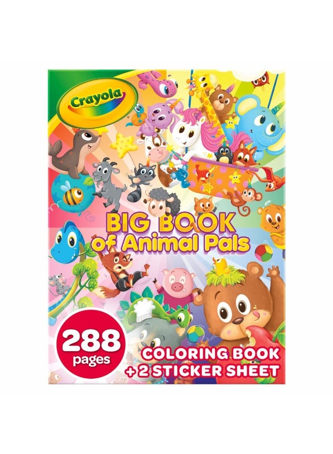 Crayola 288-Page Coloring Book, Big Book of Animal Pals - Image 5
