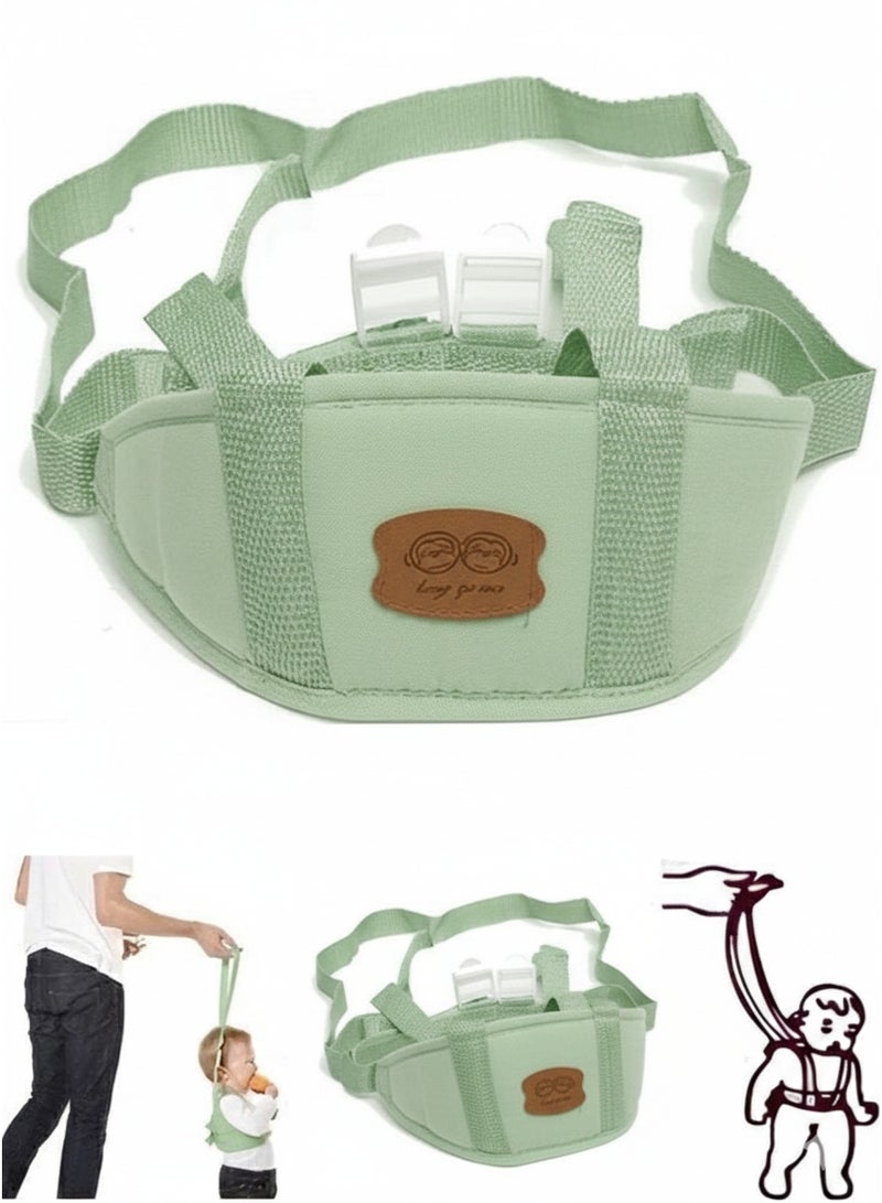 حزام تعليم المشي للأطفال قابل للتعديل مع حزام أمان داعم – مساعد تدريب المشي للرضع من 6 إلى 24 شهرًا بوزن حتى 15 كجم – تصميم مريح خفيف الوزن يقلل السقوط ويخفف الضغط عن الظهر – خامات ناعمة ومتينة للاستخدام اليومي داخل المنزل وخارجه - Image 1