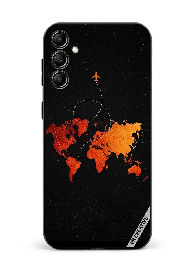 VR CREATIVE Protective Case Cover For Samsung Galaxy M54 Travel Map Design Multicolour - Image 1