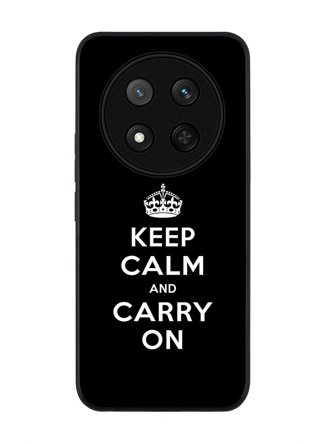 Stylizedd غطاء لهاتف Honor X9c / Honor Magic7 Lite 5G، حماية كاميرا رفيعة، غطاء هاتف مضاد للصدمات رقيق - ابق هادئًا واستمر في العمل - Image 1