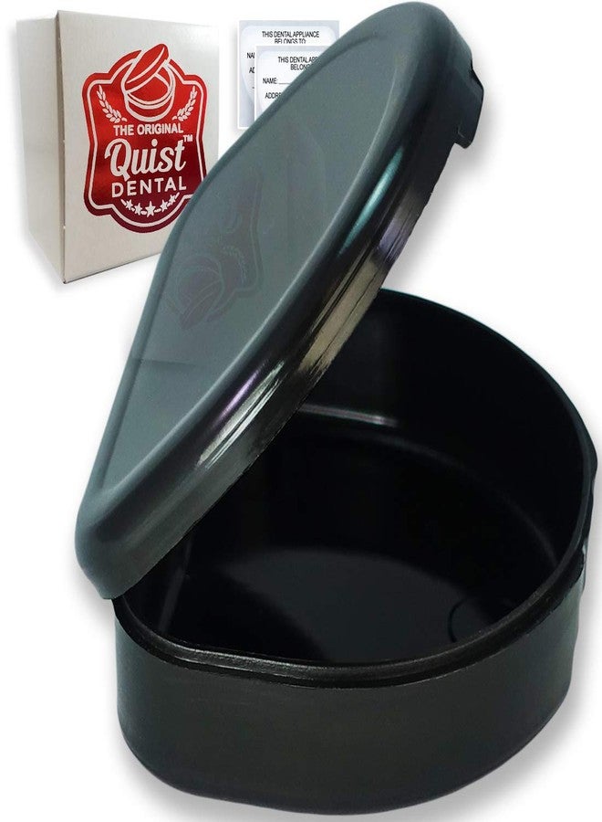 Quist Dental QUIST (TM) Solid Orthodontic Retainer Case (Black) - Image 1
