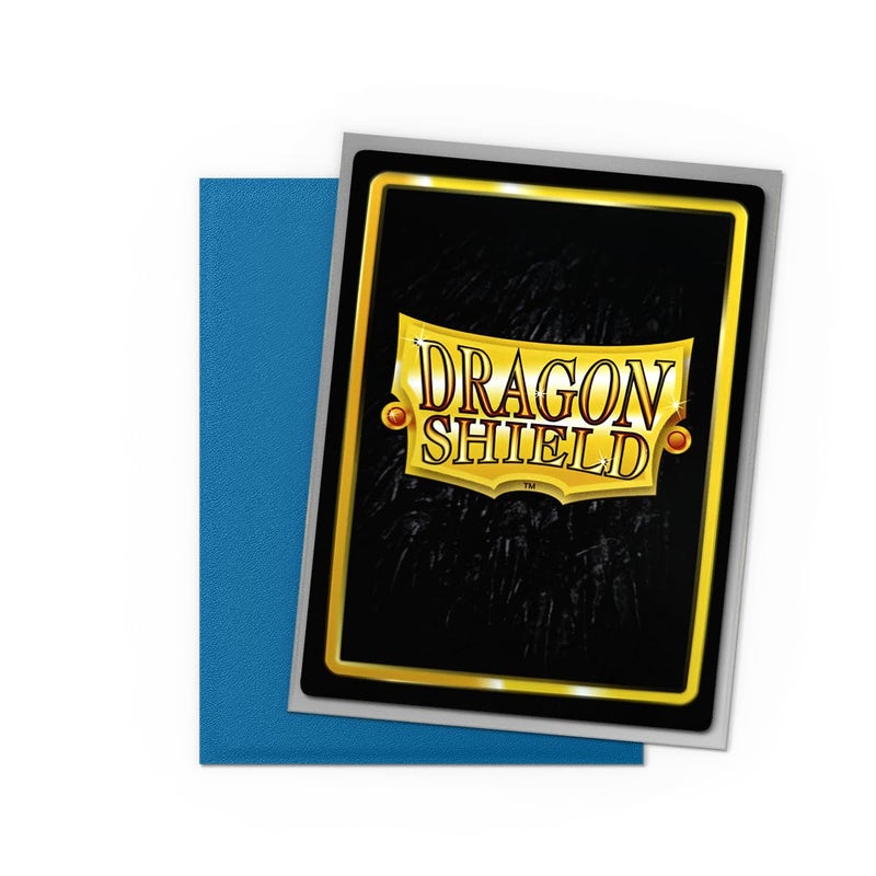 Dragon Shield | Matte Dual Standard Size Card Sleeves | 100 - Smooth & Tough Premium TCG Sleeves - Compatible with Pokemon, One Piece & Magic the Gathering | Cobalt & Silver - Image 3