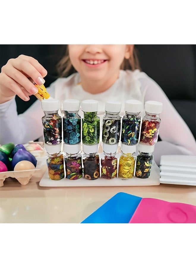 آرت بوكس صندوق هدايا فني مكون من 12 زجاجة، أدوات تزيين يدوية الصنع للأطفال والكبار، هدايا مدرسية ومنزلية وأعياد ميلاد وأفكار هدايا الإرجاع (12 زجاجة متنوعة) - Image 5