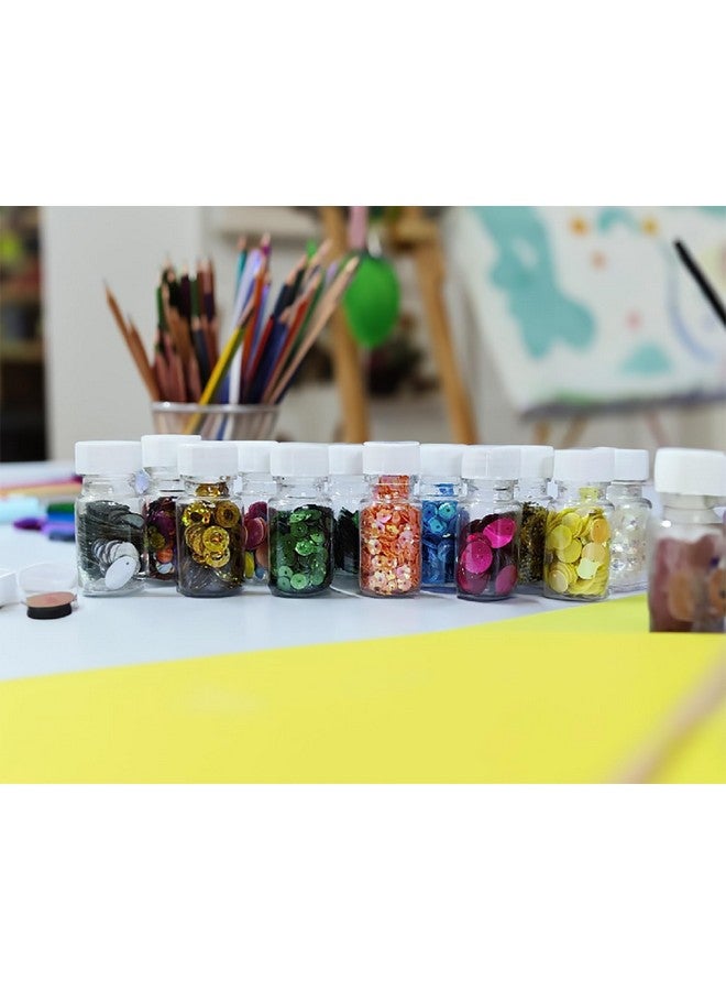 آرت بوكس صندوق هدايا فني مكون من 12 زجاجة، أدوات تزيين يدوية الصنع للأطفال والكبار، هدايا مدرسية ومنزلية وأعياد ميلاد وأفكار هدايا الإرجاع (12 زجاجة متنوعة) - Image 4