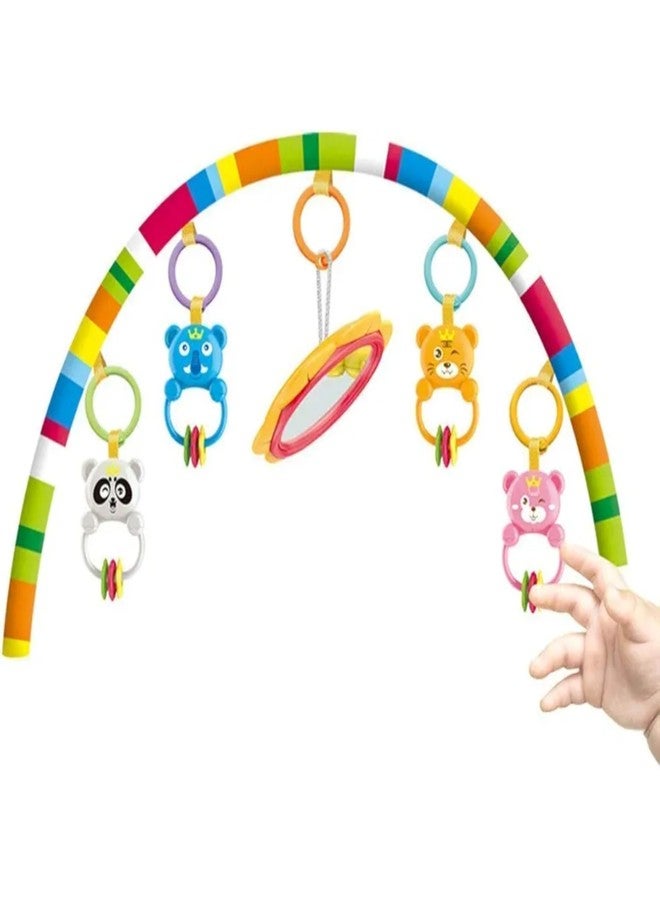 Manos Baby Mat Piano Fitness Rack Baby Play Gym, Musical Activity Mat with Hanging Toys, 0+ Months Pack of 1 - Image 5