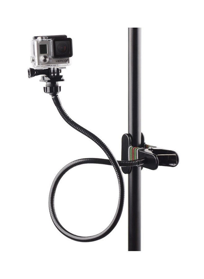 NIBEMINENT Flexible Clamp Mount Arm Neck Holder For GoPro Hero5/Hero4/Hero3/SJCAM Camera Black  - Image 2