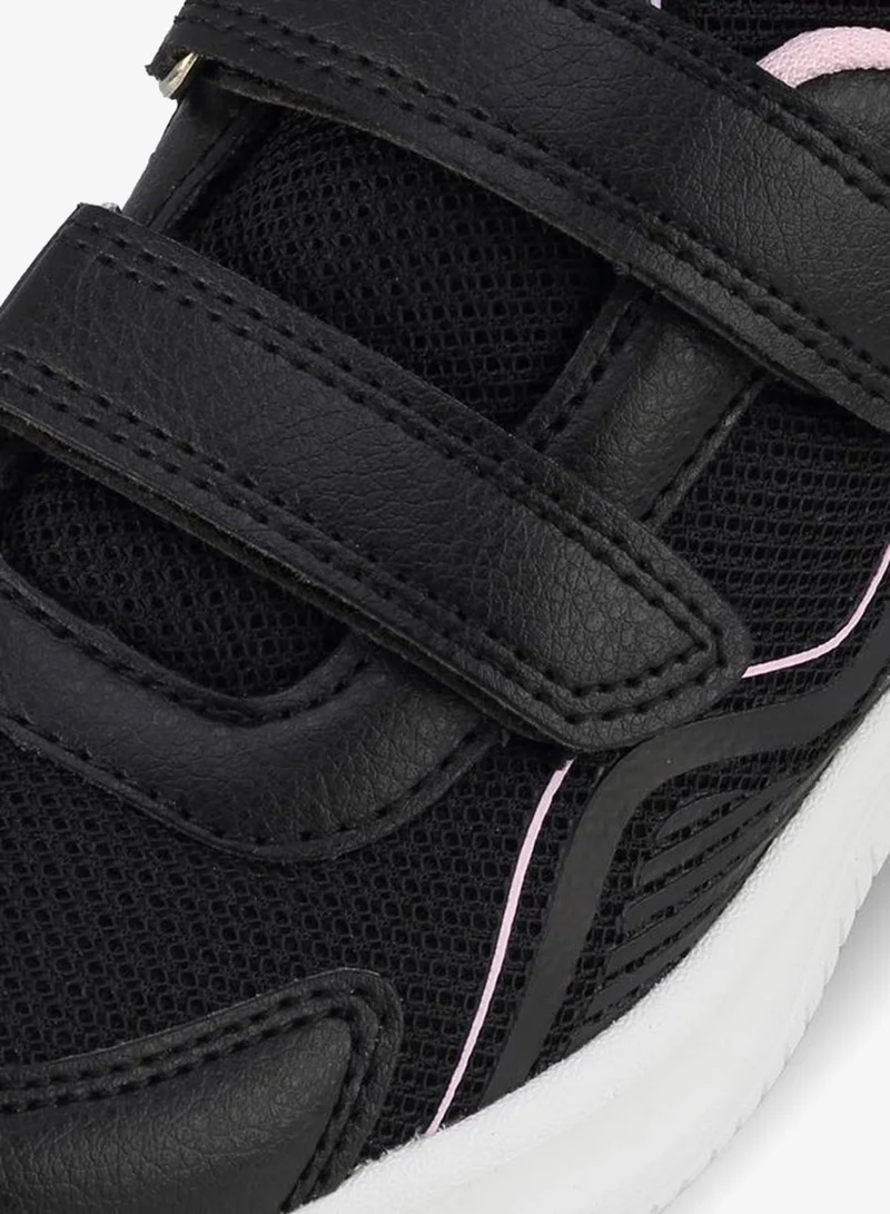 Kappa BLACK Girls Panelled Hook & Loop Sports Shoes for Women | Best Price UAE