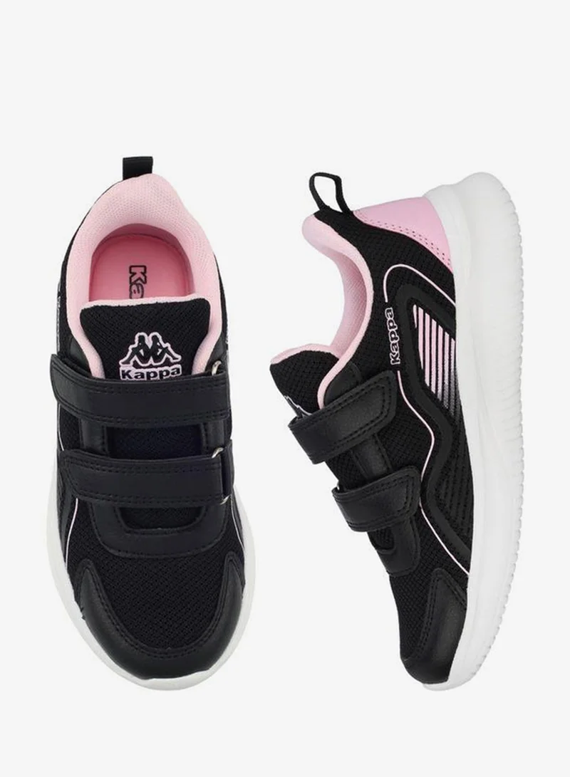 Kappa BLACK Girls Panelled Hook & Loop Sports Shoes for Women | Best Price UAE