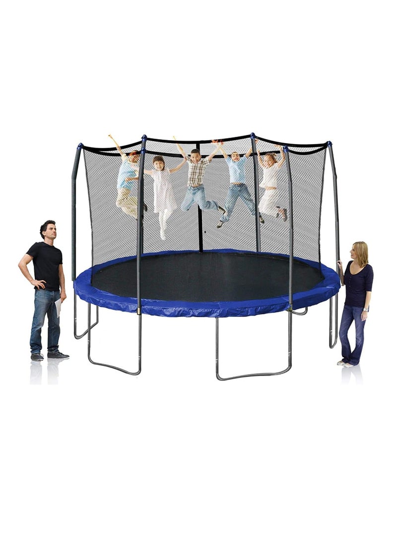 Megastar 12ft Trampoline - Blue - Image 3