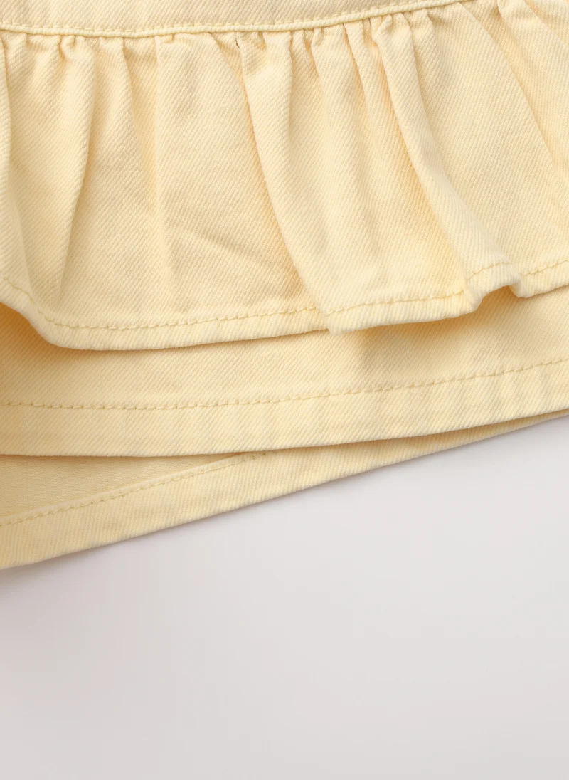 Balabala Yellow Kids Girls Denim skirt for Women | Best Price UAE