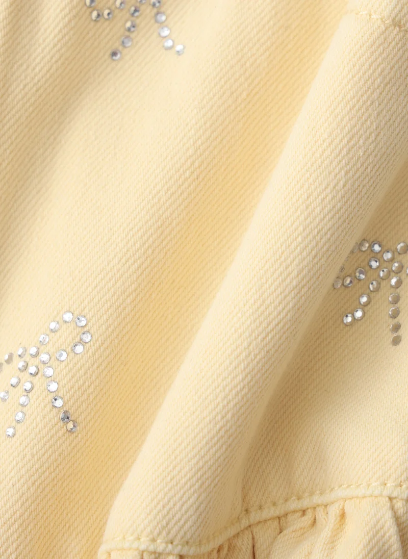 Balabala Yellow Kids Girls Denim skirt for Women | Best Price UAE