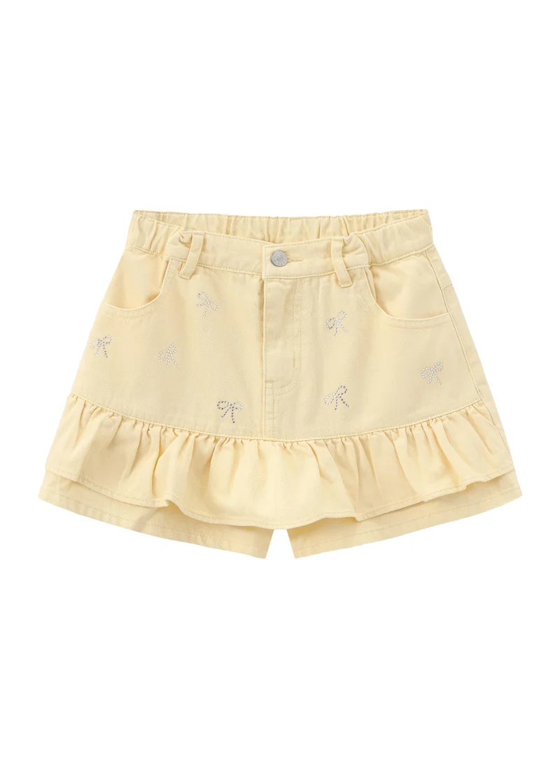Balabala Yellow Kids Girls Denim skirt for Women | Best Price UAE