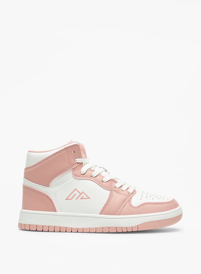Oaklan by Shoexpress Womens Colourblock High Top Sneakers With Lace-Up Closure  - Image 3