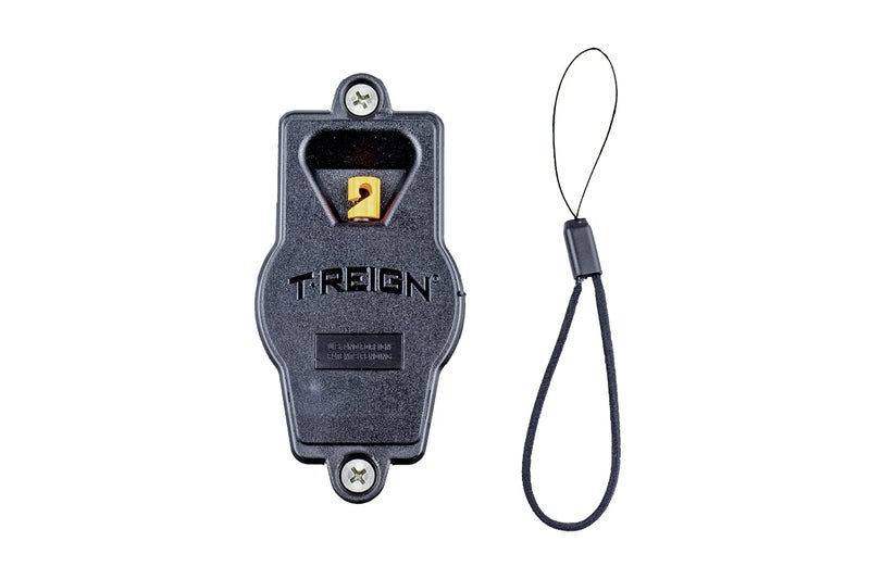 YakAttack Surface Mount Retractor | 36" Kevlar Cord with Removable 4" Tether | Secure Small Tools & Accessories on Rotomolded Kayaks | Made in USA - Image 2