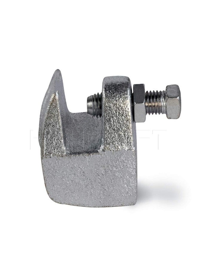 Highcraft DMCT-HF38-10 Junior Beam Clamp- Wall Ceiling Mount Vertical Piping Support- Clamp for Copper, Steel, PVC Tubing, 3/8 in., Electro Galvanized Steel (10 Pack) - Image 2