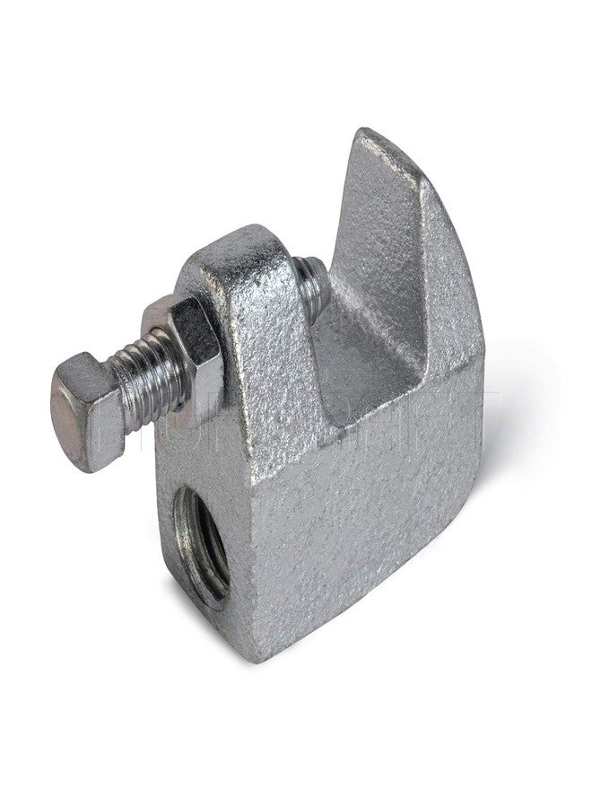 Highcraft DMCT-HF38-10 Junior Beam Clamp- Wall Ceiling Mount Vertical Piping Support- Clamp for Copper, Steel, PVC Tubing, 3/8 in., Electro Galvanized Steel (10 Pack) - Image 4