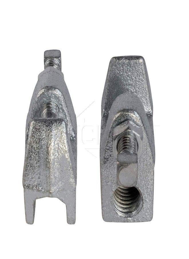 Highcraft DMCT-HF38-10 Junior Beam Clamp- Wall Ceiling Mount Vertical Piping Support- Clamp for Copper, Steel, PVC Tubing, 3/8 in., Electro Galvanized Steel (10 Pack) - Image 5