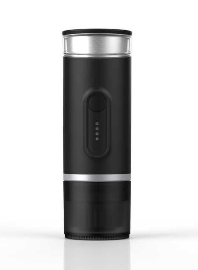 Happy Home 2 IN 1 Portable Espresso Maker, Self-Heating, Compatible with Capsules and Coffee Powder, 15 Bar Pump, Ideal for Outdoors, Travel, Office and Home Use - Silver/Black  - Image 5
