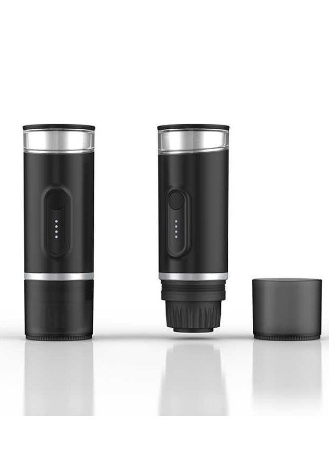 Happy Home 2 IN 1 Portable Espresso Maker, Self-Heating, Compatible with Capsules and Coffee Powder, 15 Bar Pump, Ideal for Outdoors, Travel, Office and Home Use - Silver/Black  - Image 3