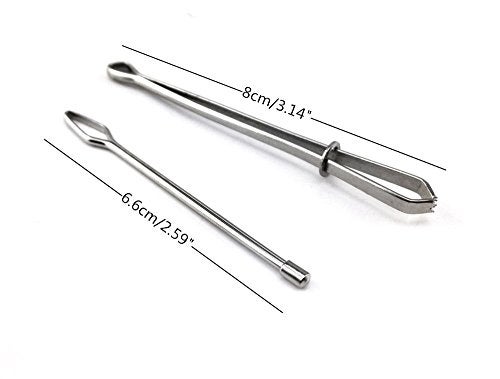 Honbay 5pcs Easy Pull Bodkin Threader Tweezers and 5pcs Pinch Type Bodkin Needles Set for Elastic Threading Wool Yarn - Image 2