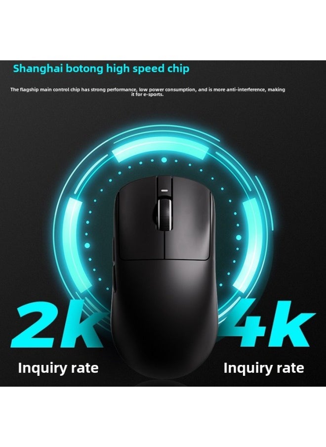 ماركة غير محددة - لعبة ماوس VXE Dragonfly R1 Weijie Star Flash اللاسلكية بتقنية البلوتوث، تتميز بقدرة تحمل طويلة وخفيفة الوزن للغاية - مواصفات بيئة العمل: Black Dragonfly R1 Se عمر بطارية طويل [ما قبل البيع، التسليم المستمر كل يوم] - Image 1