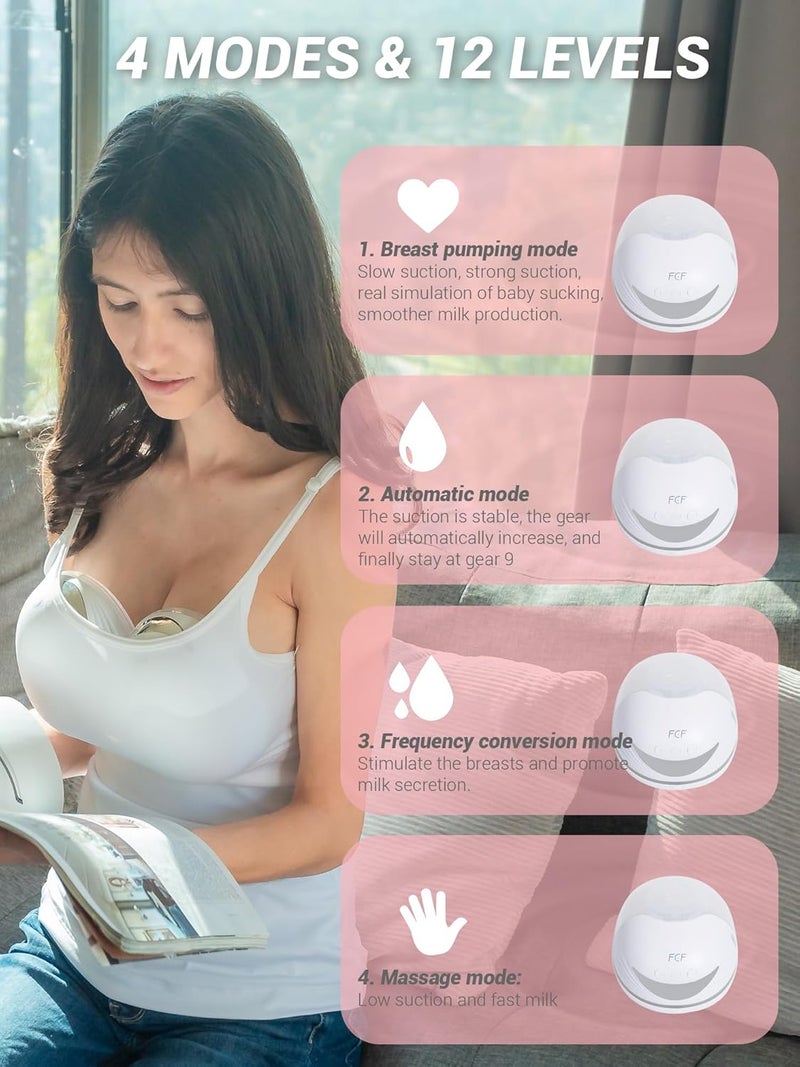 FCF E1 Hands-Free Breast Pump with Memory Function - Image 2