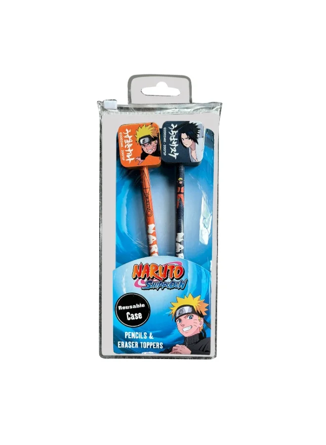 بيراميد NARUTO (NATURO & SASUKE) PENCILS WITH TOPPERS