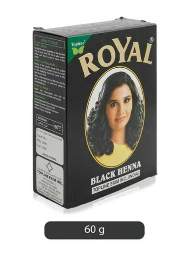 Royal Black Henna Hair Color 60 g