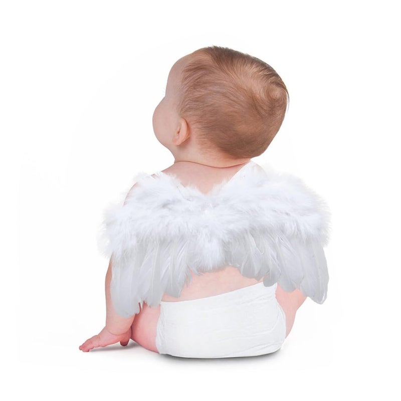 White Shower Photo Props Set with Leaf Headband for Newborn Boys - Image 5
