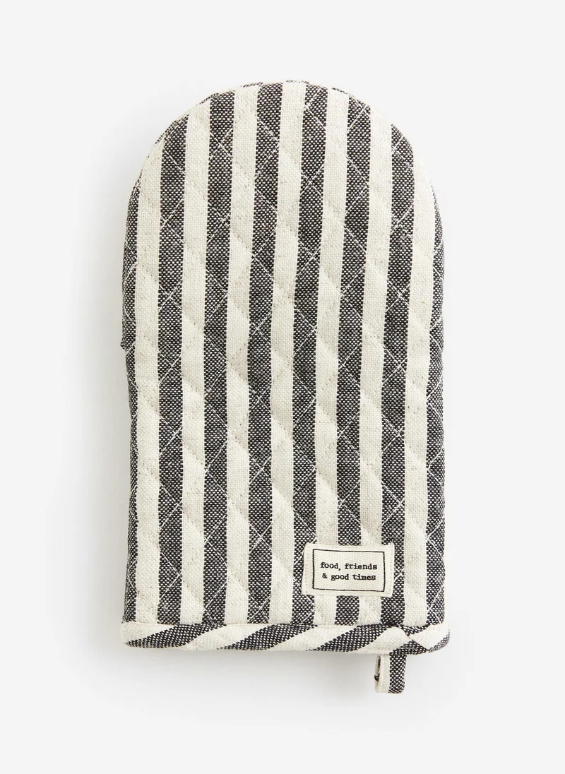 H&M Striped Oven Glove