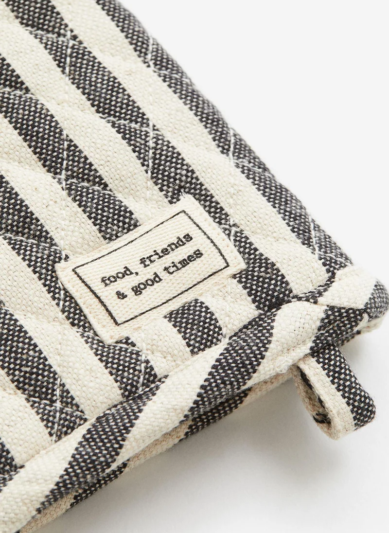 اتش اند ام Striped Oven Glove