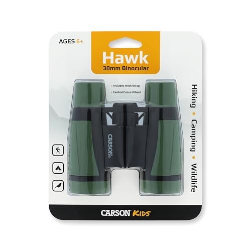 Carson Hawk Kids 30mm Beginner Field Binoculars (HU-530) - Image 5