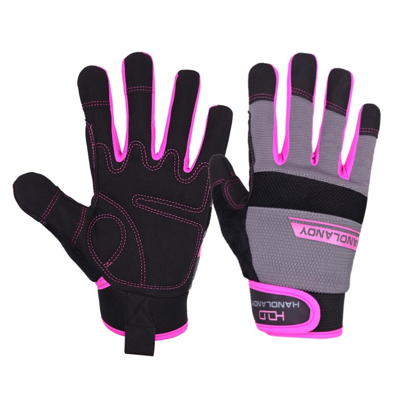 HANDLANDY HANDLANDY Utility Work Gloves Women Flexible Yard Working Gloves Touch Screen 