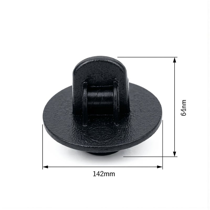 Portable Mini Shoe Charm Rivet Black 10mm Face 8mm Shank 3.6mm Height Emergency Spare Parts - Image 5