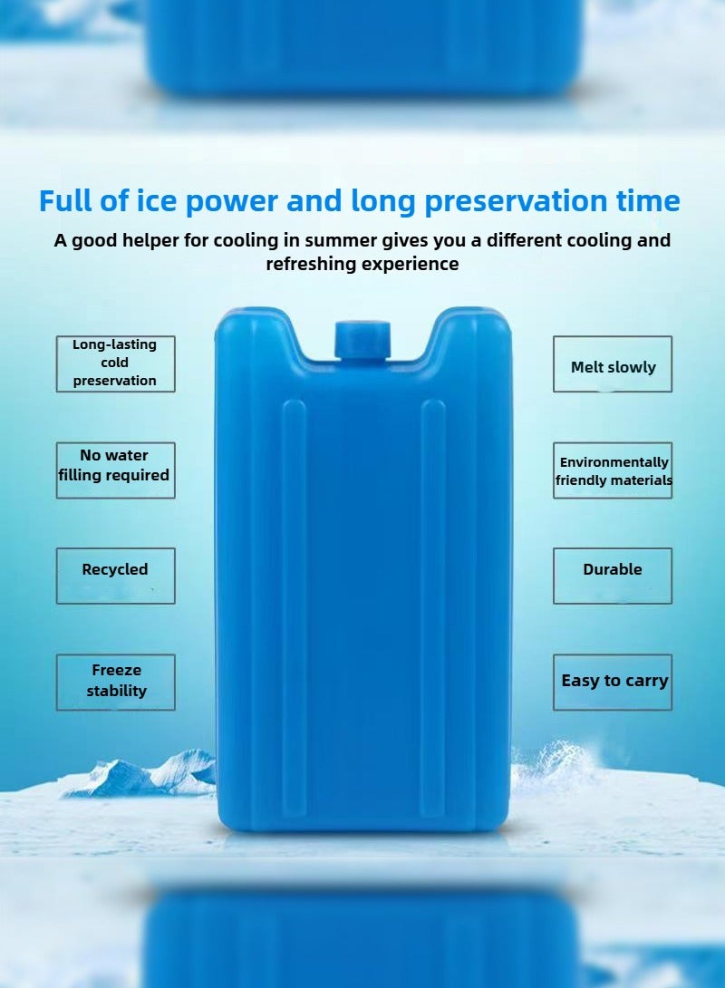 هايدو 6 أكياس ثلج PCS لأكوام مبردة طويلة قابلة لإعادة الاستخدام لصندوق الغداء كيس الغداء كيس مبرد للعمل المدرسة النزهة التخييم والصيد والمزيد من المشروبات الأطعمة باردة وطازجة - Image 3