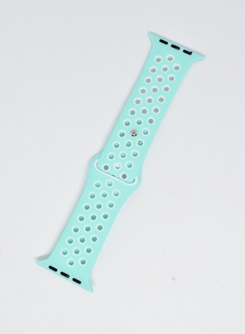 BORTONY Watch Band 42/44mm for Apple Watch 5/6/7 Silicone Replacement Strap for Sport Watch - Image 1