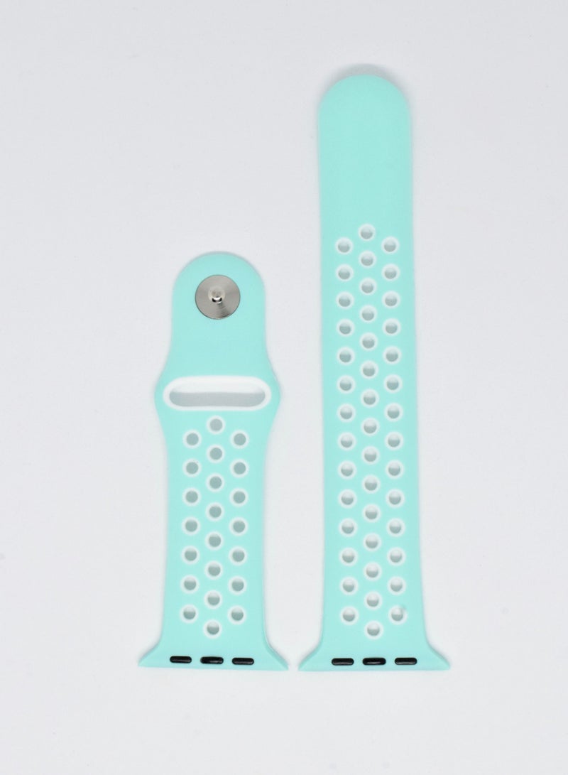 BORTONY Watch Band 42/44mm for Apple Watch 5/6/7 Silicone Replacement Strap for Sport Watch - Image 2